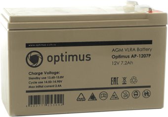 Optimus AP-1207P (12В/7.2 А·ч)