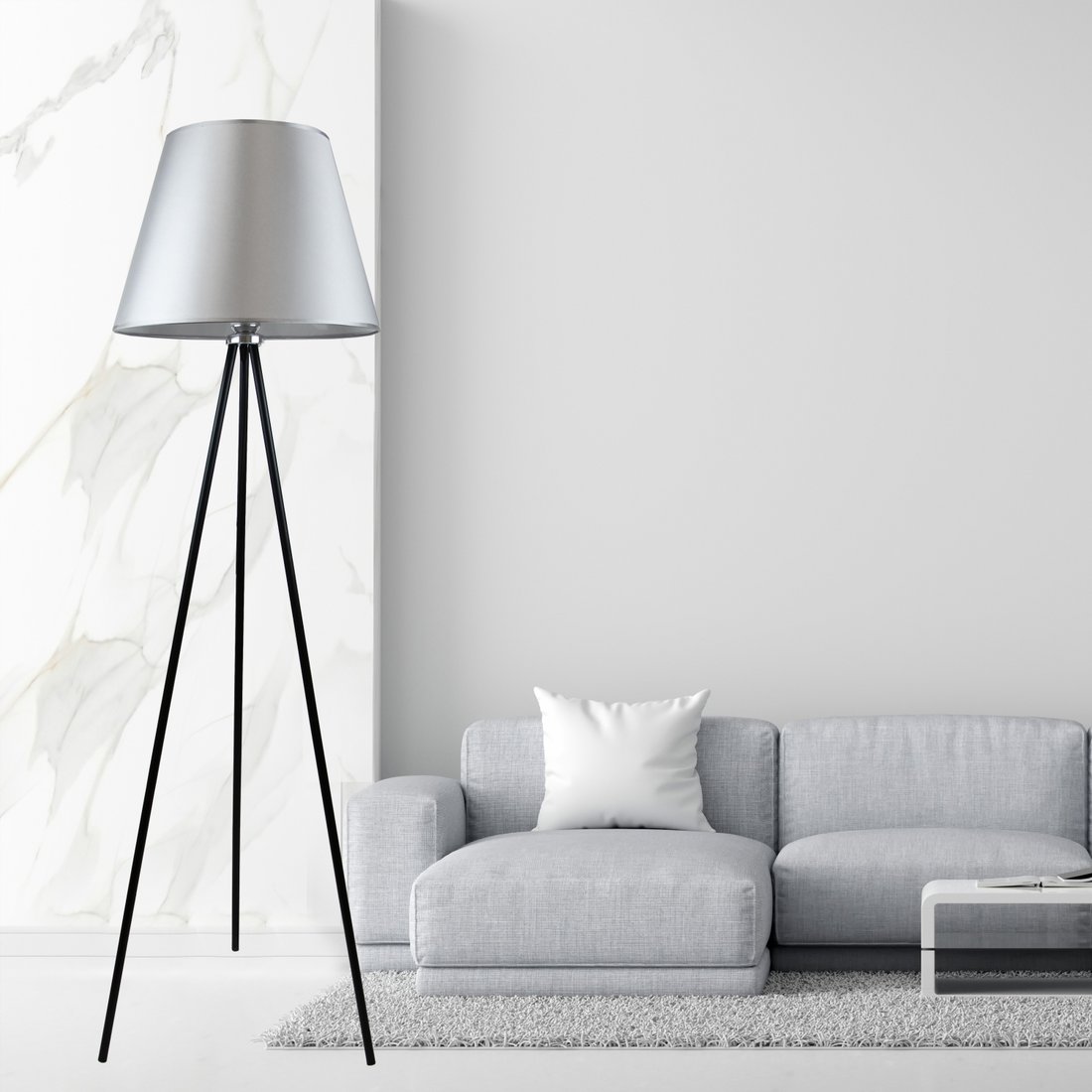 

Торшер Lumix 1308/1 (черный/серый)