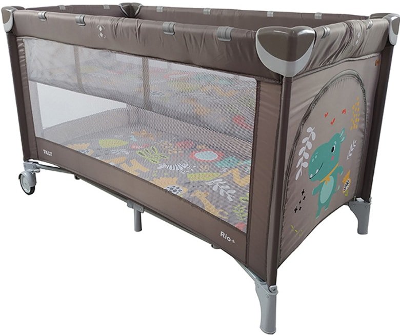 

Манеж-кровать Baby Tilly Rio Plus T-1021 (песочно-бежевый)