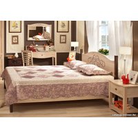 Кровать Глазов Adele 160х200 дуб сонома/орех шоколадный