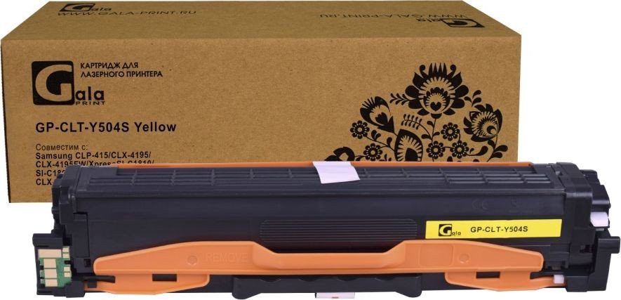 

Картридж Gala-print GP-CLT-Y504S (аналог Samsung CLT-Y504S_Y)