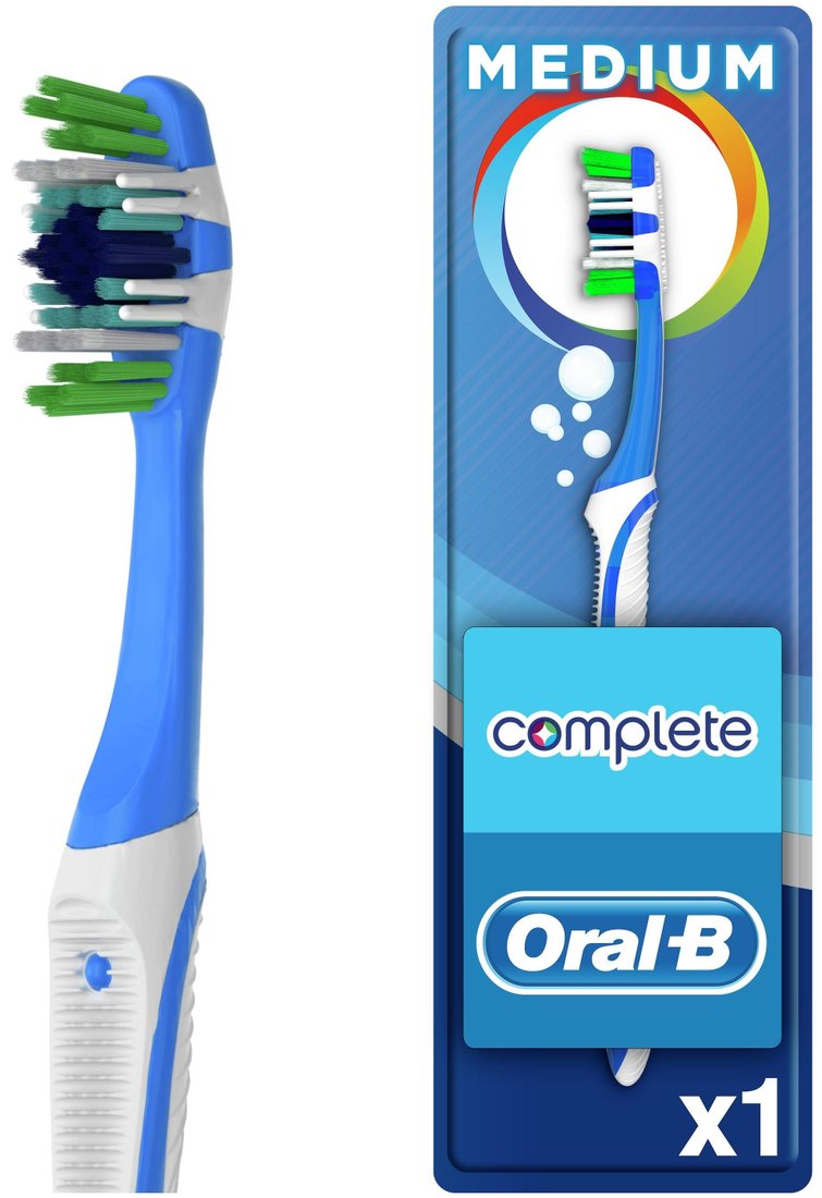 

Зубная щетка Oral-B Complex Пятисторонняя Чистка средней жесткости (1 шт)