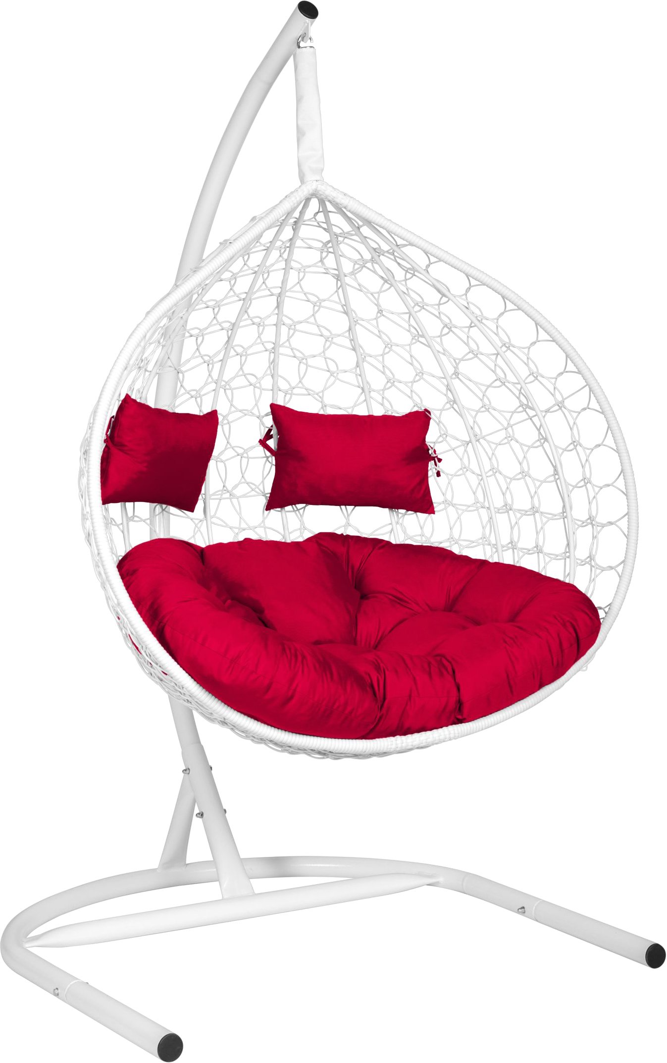 

Подвесное кресло LetoLux Liverpool Twin XL (белый/красный)