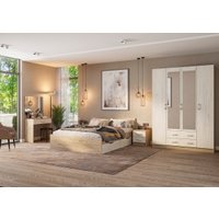 Кровать Тащи в дом Гармония КР604 160х200 (крафт серый/крафт белый)