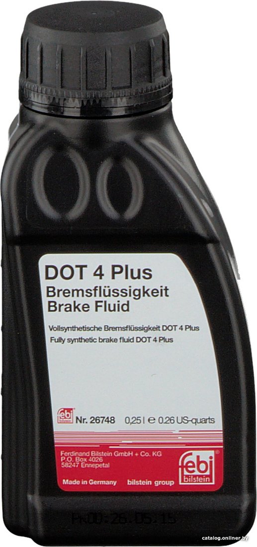 Тормозная жидкость Febi bilstein DOT 4 Plus 0.25л