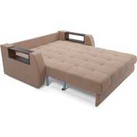 Диван Мебель-АРС Аккордеон Барон №3 ППУ 155x200 (бежевый Luna 061)