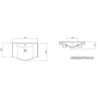 Умывальник Lapino Basic 7065