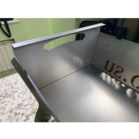 Разборный мангал Сибтермо С упором для коптильни 530x320x300 00610206