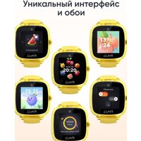Детские умные часы Elari KidPhone Fresh 4G (желтый)