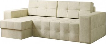 Угловой диван Настоящая мебель Константин Питсбург (угловой, блок независимых пружин, вельвет, бежевый)