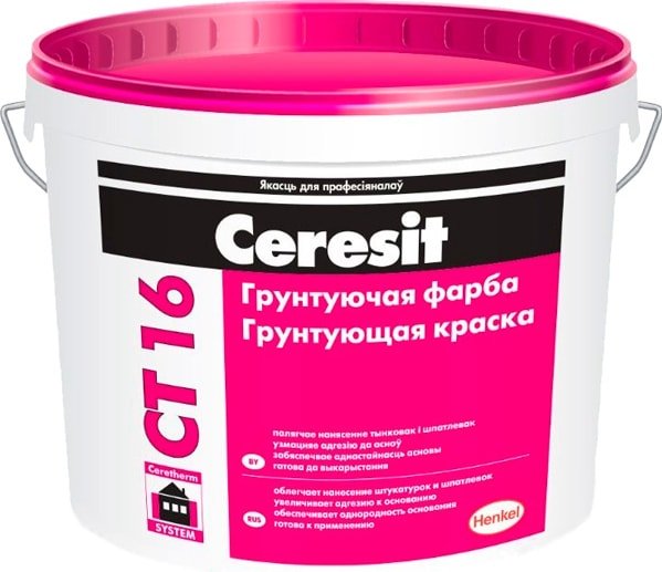 

Акриловая грунтовка Ceresit CT 16 2 л