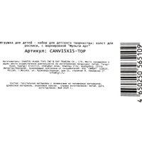 Набор для рисования MultiArt Холст для росписи Топ модель CANV15X15-TOP