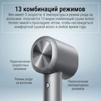 Фен Xiaomi Mijia Hair Dryer H701 (китайская версия, серый)