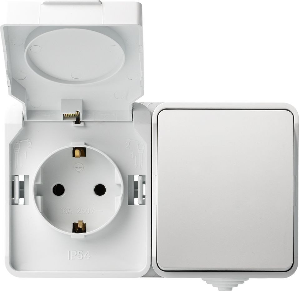 Блок розеток Smart Buy SBE-04g-16-SWS (белый)