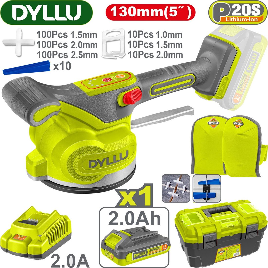 Стеклодомкрат (присоска для стекла и плитки) Dyllu DTTVM1D128