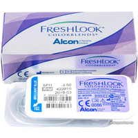 Контактные линзы Alcon FreshLook ColorBlends -1 дптр 8.6 мм (изумрудный)
