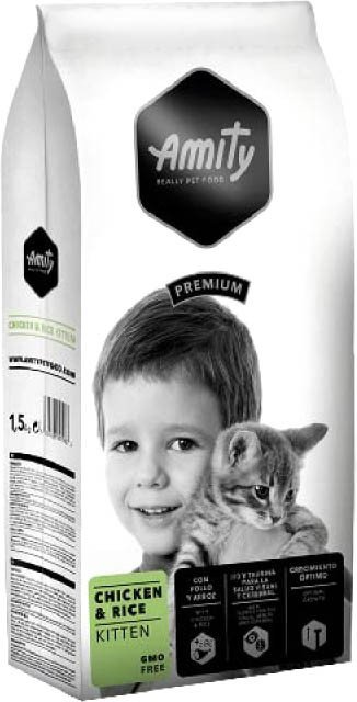 

Сухой корм для кошек Amity Premium Chicken & Rice Kitten (для котят с курицей и рисом) 10 кг