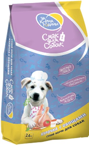 Сухой корм для собак ЗаКормаРодины Мясное ассорти с курицей и овощами ZKR073 2.2 кг