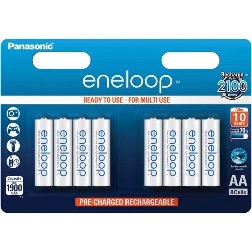 

Аккумулятор Panasonic Eneloop AA 1900mAh 8 шт. BM-3MCCE/8BE