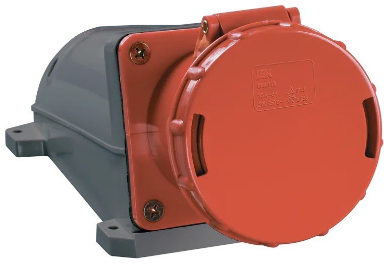 

Розетка промышленная IEK PSR12-063-4