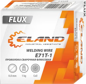 Сварочная проволока  ELAND FLUX E71T-1 (0.8 мм, 1 кг)
