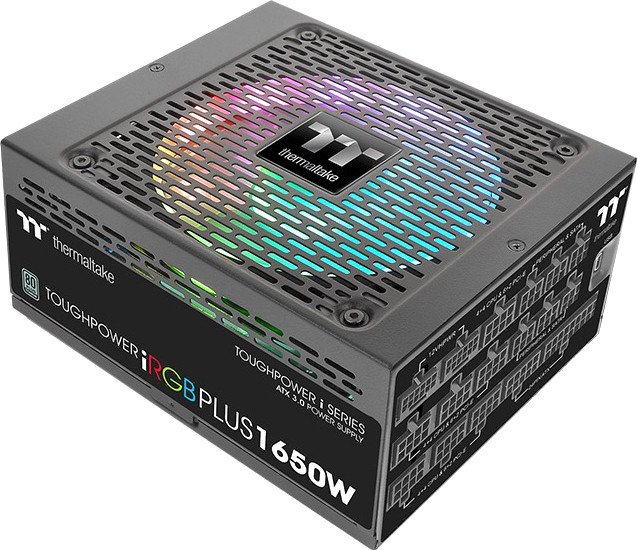 

Блок питания Thermaltake Toughpower iRGB Plus 1650W Titanium TT Premium Edition PS-TPI-1650F3FDTE-1