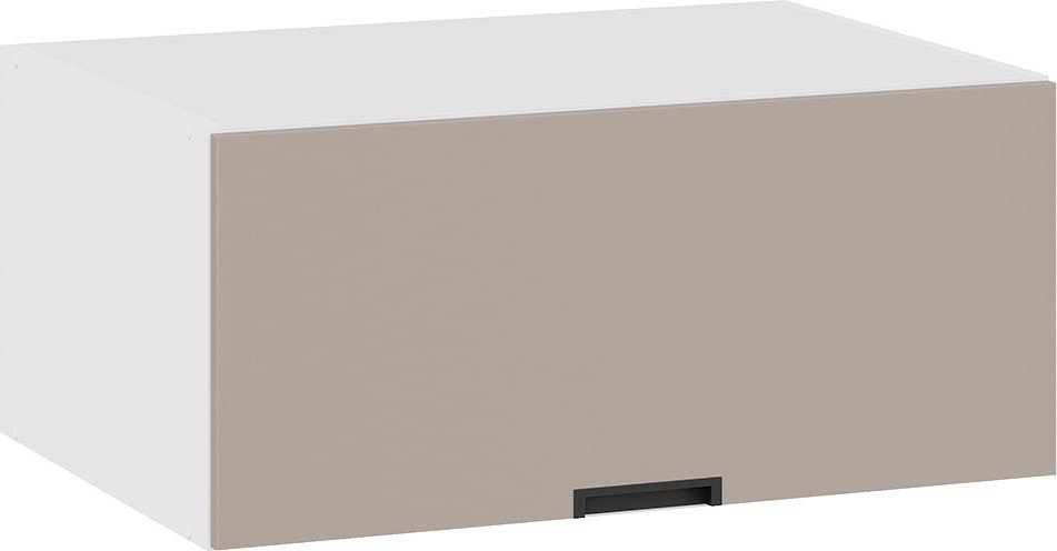 

Шкаф навесной Трия Гренада 1В8ГП (белый/холст латте)