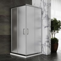 Душевой уголок Roxen Caspia 55060-90C 90х90 (матовое стекло/хром)