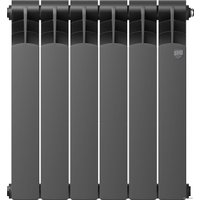 Биметаллический радиатор Royal Thermo Revolution Bimetall 500 2.0/Noir Sable (6 секций)