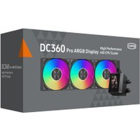 Система жидкостного охлаждения для процессора PCCooler DC360 Pro ARGB Display (черный) в Мозыре