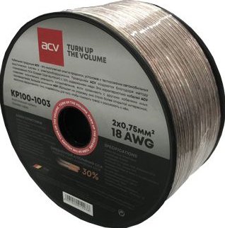 

Кабель ACV KP100-1003 (100 м, прозрачный)