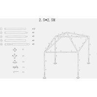 Тент-шатер Palisad 69520 (зеленый)
