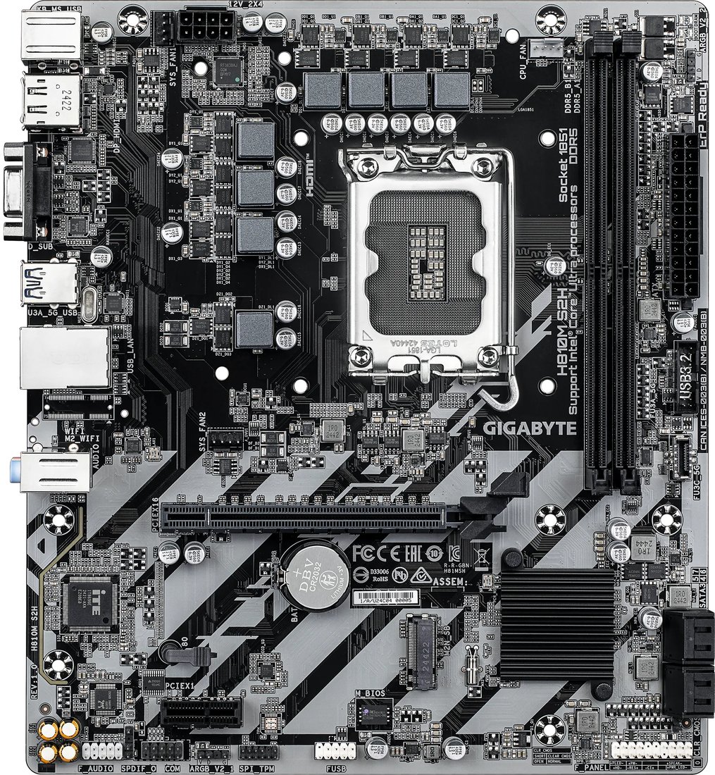 

Материнская плата Gigabyte H810M S2H
