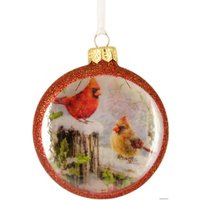 Елочная игрушка Грай Медальон Птички Ф-95