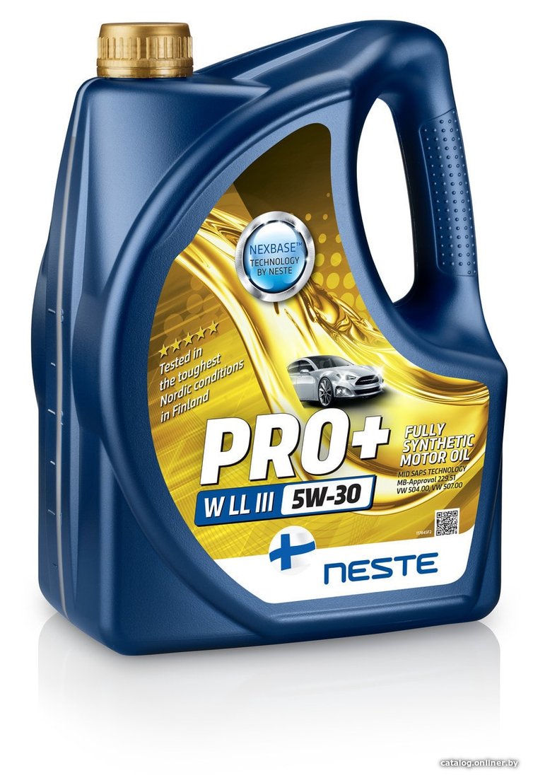 Моторное масло Neste PRO+ W LL III 5W-30 4л