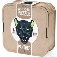 Пазл Eco-Wood-Art Пантера L в деревянной упаковке (490 эл)