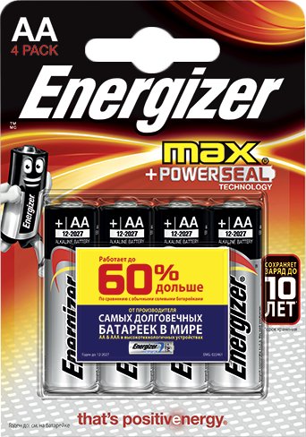 

Батарейка Energizer Max E91/AA E300157104P 4шт