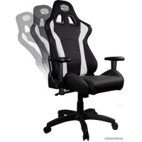Игровое (геймерское) кресло Cooler Master Caliber R1 (черный/белый)