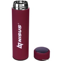 Термос Nisus N.TM-049-R 0.45л (бордовый)