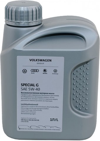 Моторное масло AUDI/Volkswagen Special G 5W-40 1л GR52502M2