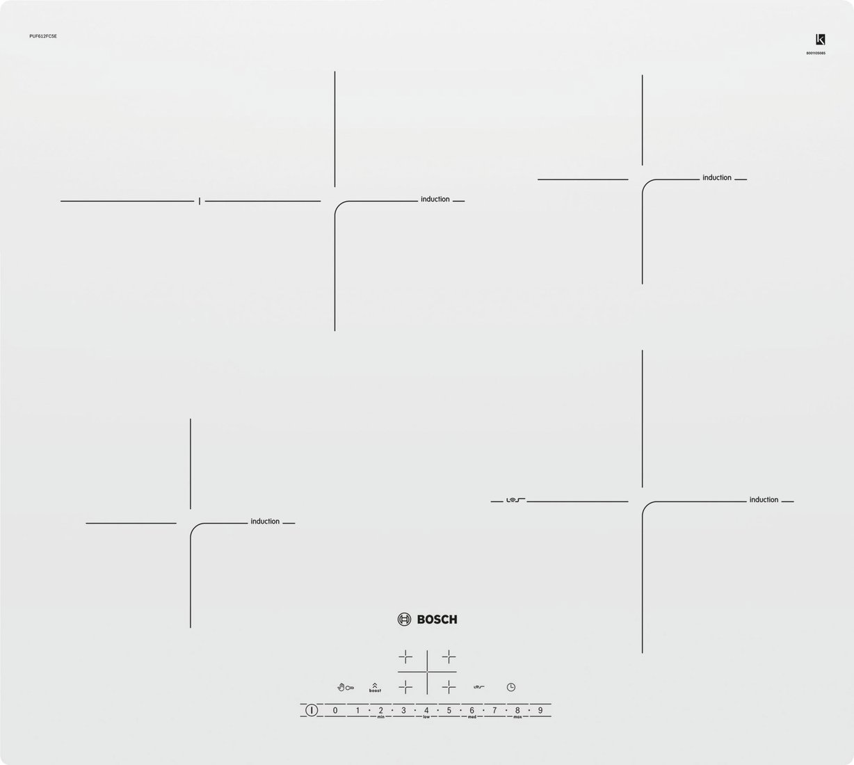 

Варочная панель Bosch PUF612FC5E