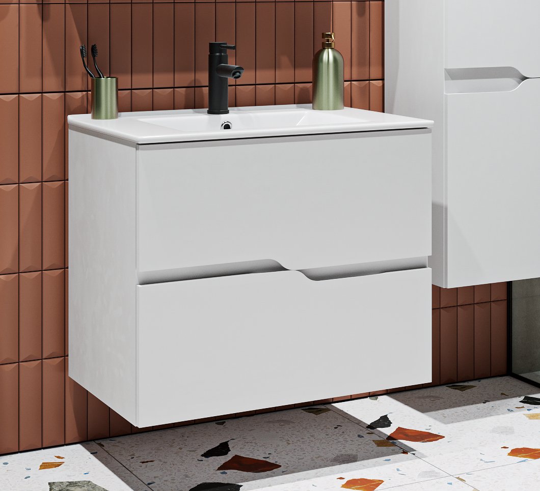 

Runo Тумба под умывальник Палермо 60 (подвесная)