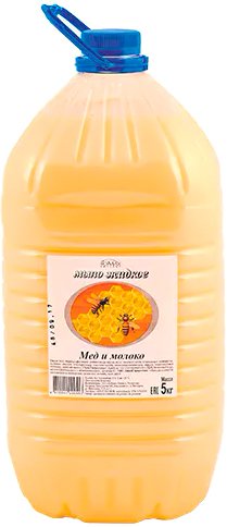 Romax Мыло жидкое Мед и молоко 5 л