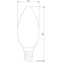 Светодиодная лампочка Elektrostandard C35 7W 3300K E14 BLE1411