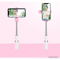 Палка для селфи Followshow M1 Bluetooth (розовый)