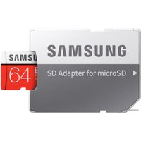 Карта памяти Samsung EVO Plus 2020 microSDXC 64GB (с адаптером)