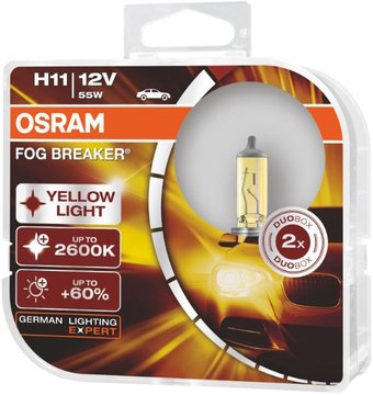 Галогенная лампа Osram H11 Fog Breaker 2шт