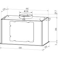 Кухонная вытяжка Weissgauff Airin 1200 BL
