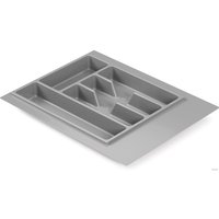 Лоток для столовых приборов Альтернатива М8535 (серый)