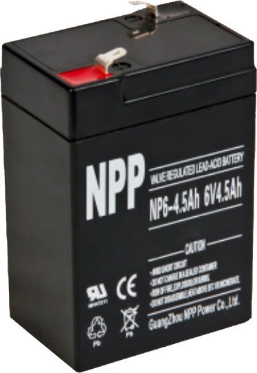 

Аккумулятор для ИБП NPP NP 6-4.5 (6В/4.5 А·ч)